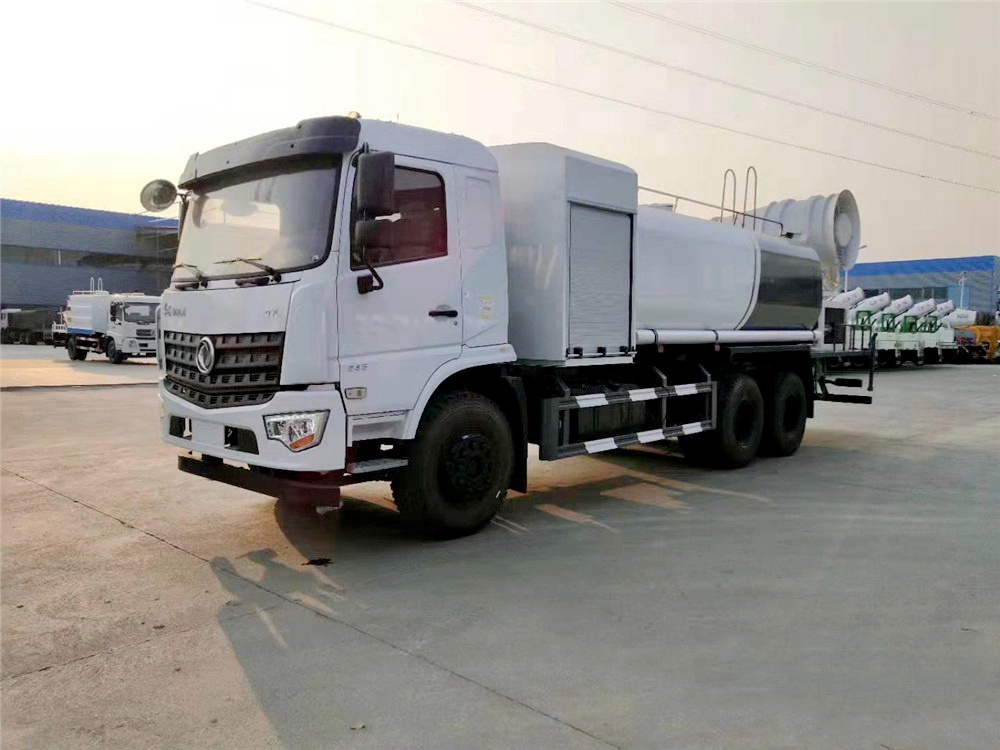 國六16方東風(fēng)專底后雙橋抑塵車